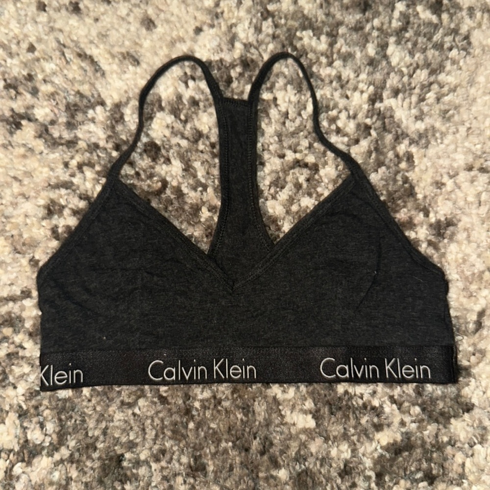 Calvin Klein sports bra.